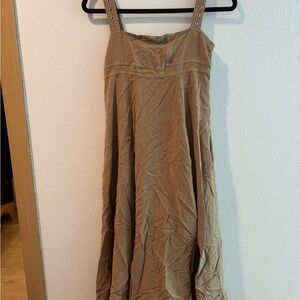 In Bloom Tan Maxi Sundress